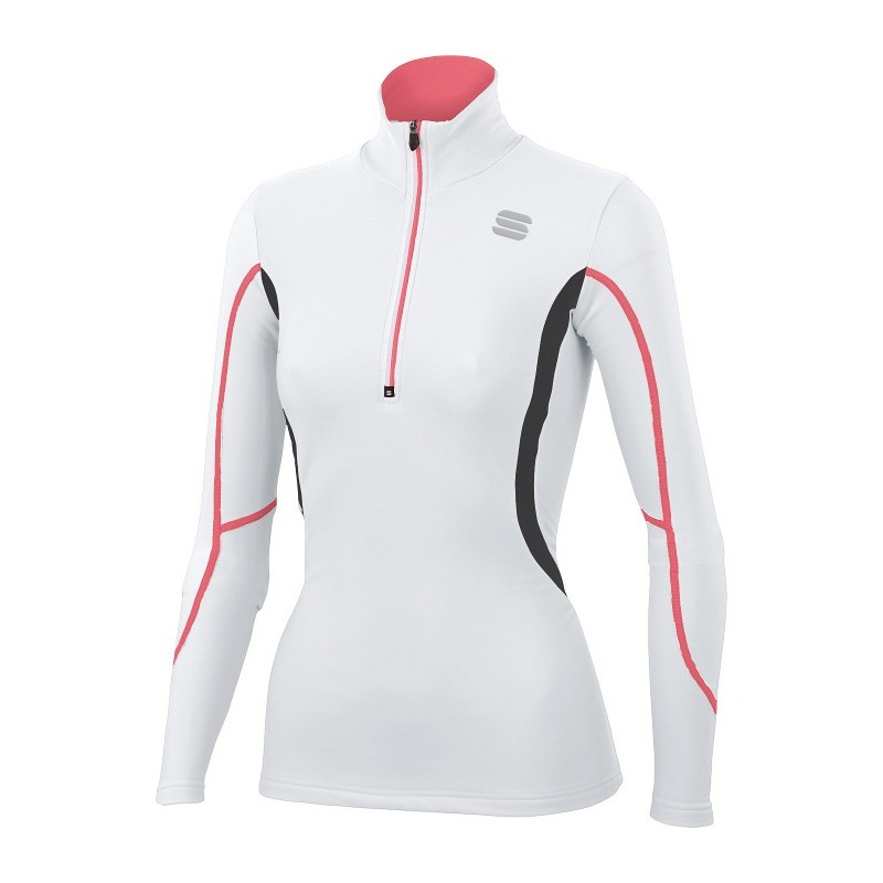 Varm genser for kvinner Sportful Cardio Tech Top W hvit Varm genser for kvinner Sportful Cardio Tech Top W hvit